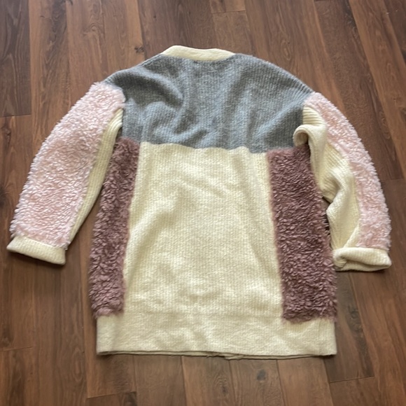 ANTHROPOLOGIE Olivia Textured Oversized Chunky Cardigan Sweater Ships Same Day - Picture 7 of 7